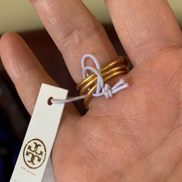 COPY - NWT “pearl bud” stacking rings” - Picture 5 of 6